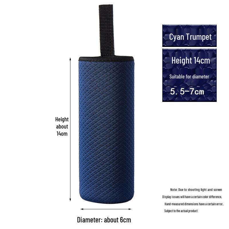 

2025 Winter Insulated Non-slip Diamond Pattern Glass Cup Sleeve