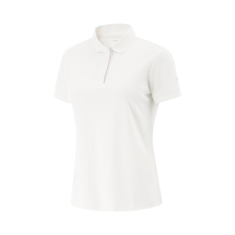 Li-Ning Fashionable Simple Comfortable Soft Versatile Short Sleeve Polo Shirt Women tops APLV248-6 M