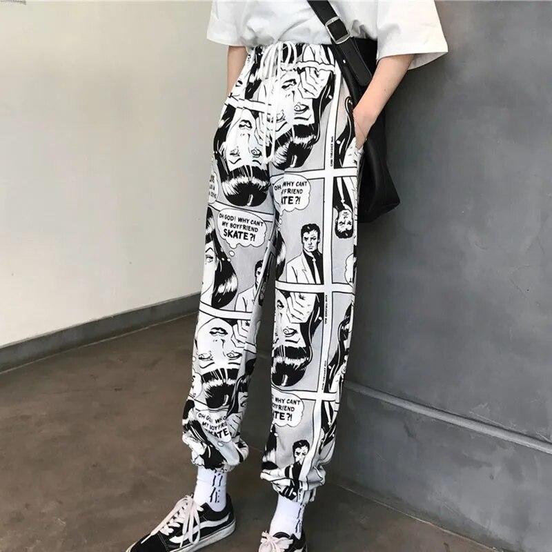 Pantaloni Harem Donna – Larghi A Vita Bassa Con Coulisse, Cargo Jogger Elasticizzati – Tinta Unita, Estivi, Hippie, Per Sport E Tempo Libero (Nero, Grigio, Blu)