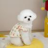 Dog Clothes Summer Pet Puppy Bichon Maltese Lace Flying Sleeve Princess Skirt 25 Cotton Yarn Flying Sleeve Skirt