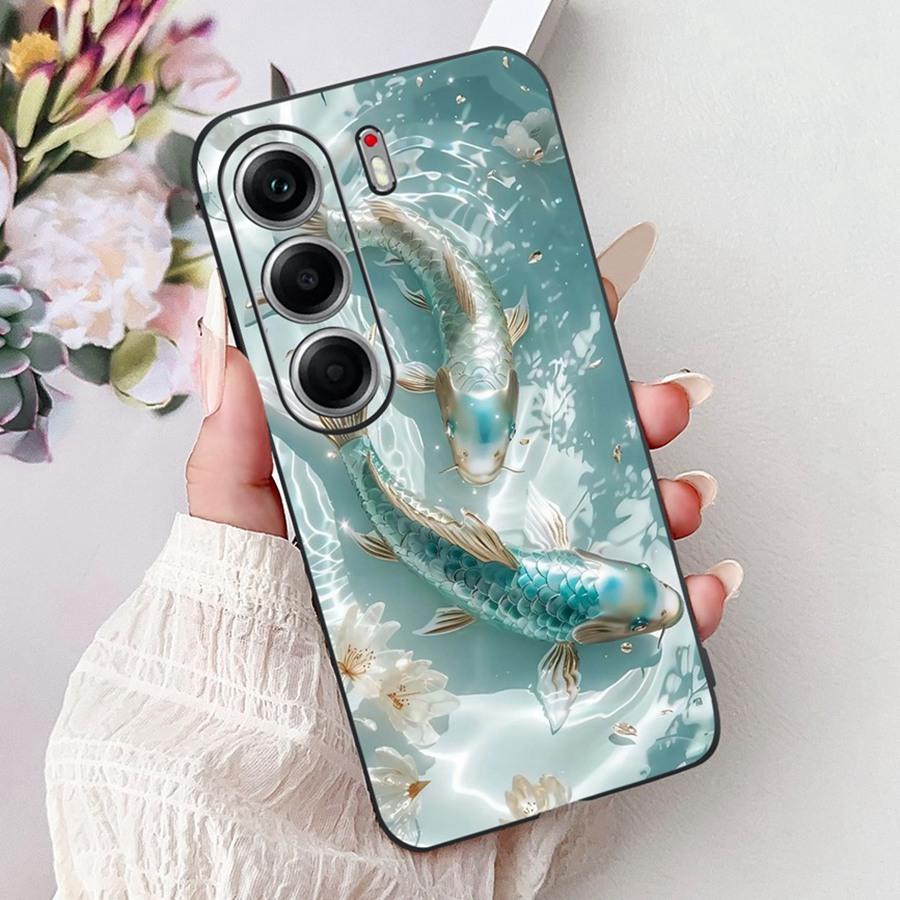 For Tecno Camon 40 Pro 5G Case CM7 Cute Cat Cool Painted TPU Soft Silicone Back Cover For Tecno Camon40 Camon 40Pro Phone Cases