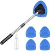 Telescopic Microfiber Car Window Cleaning & Defogging Brush Set