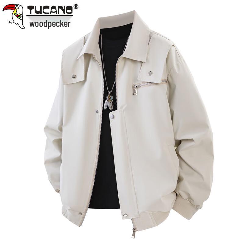 Tucano Męska kurtka z klapami w stylu vintage