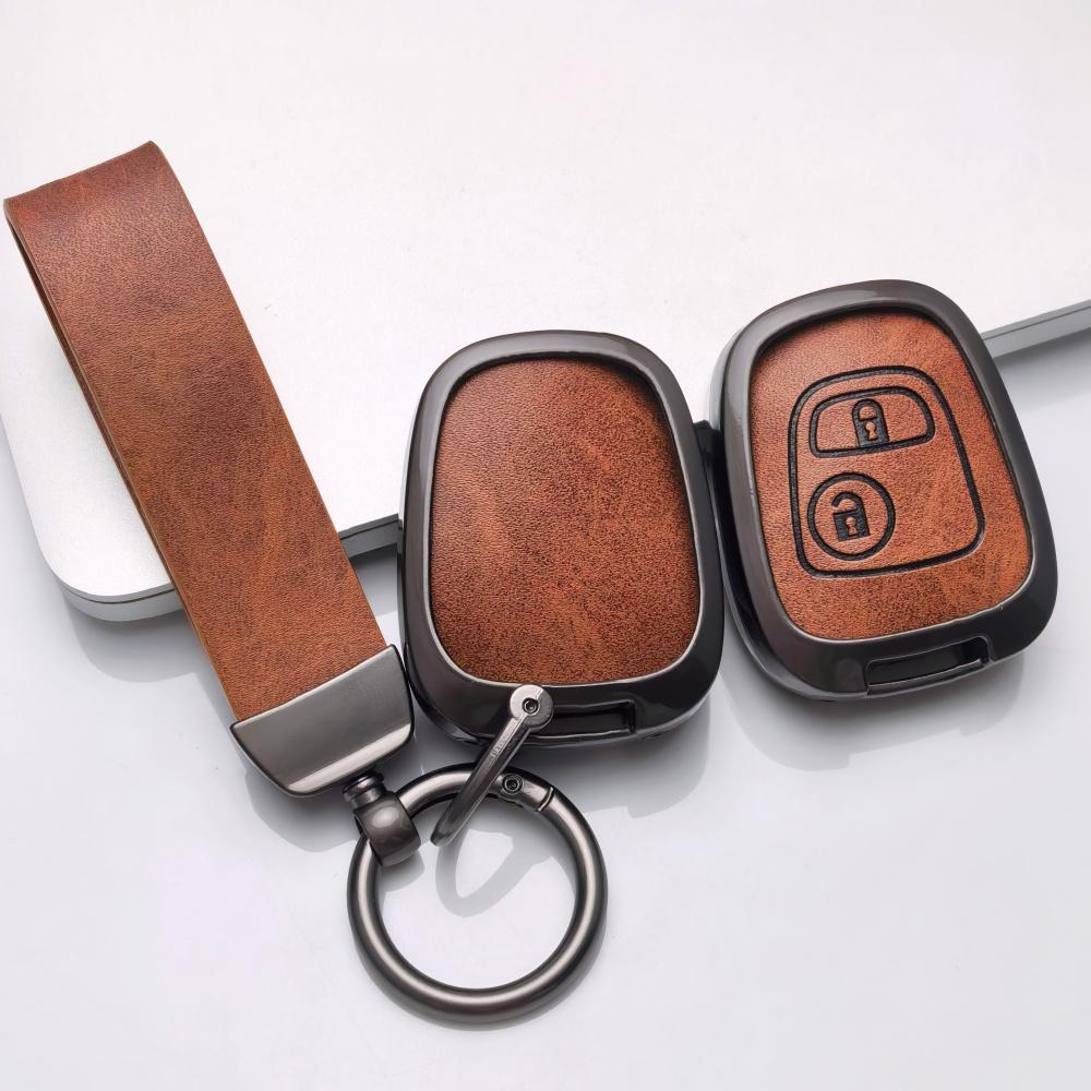 Zinc Alloy Remote Key Cover Case For Citroen C1 C2 C3 C4 Xsara Picasso Key Cap Peugeot 107 206 207 306 307 407 Toyota Aygo