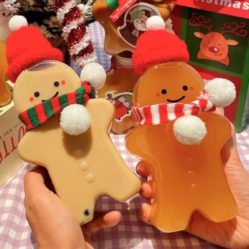 500ml Christmas Cups Plastic Water Bottles Decorative Coffee Mug Christmas Decorations 2025 Xmas Gifts Vasos Navideños