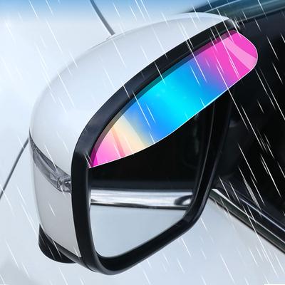 מגן גשם למראה האחורית של הרכב החדש מגן שמש צבעוני כיסוי שלג מגן מים אוניברסלי למראה האחורית של הרכב