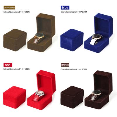 Krabice na hodinky Sametová Kulaté rohy Chytré hodinky Hodiny Úložné pouzdro Šperky Doplňky Podnikatelské obalové krabice