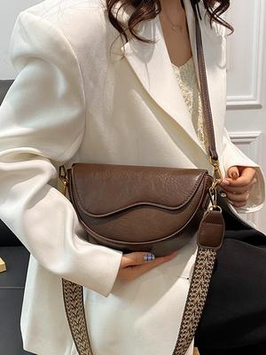Bag Women's Messenger Bag 2025 New Niche High-end Fashion Underarm Saddle Bag Women's Commuter Versatile Shoulder Bag
