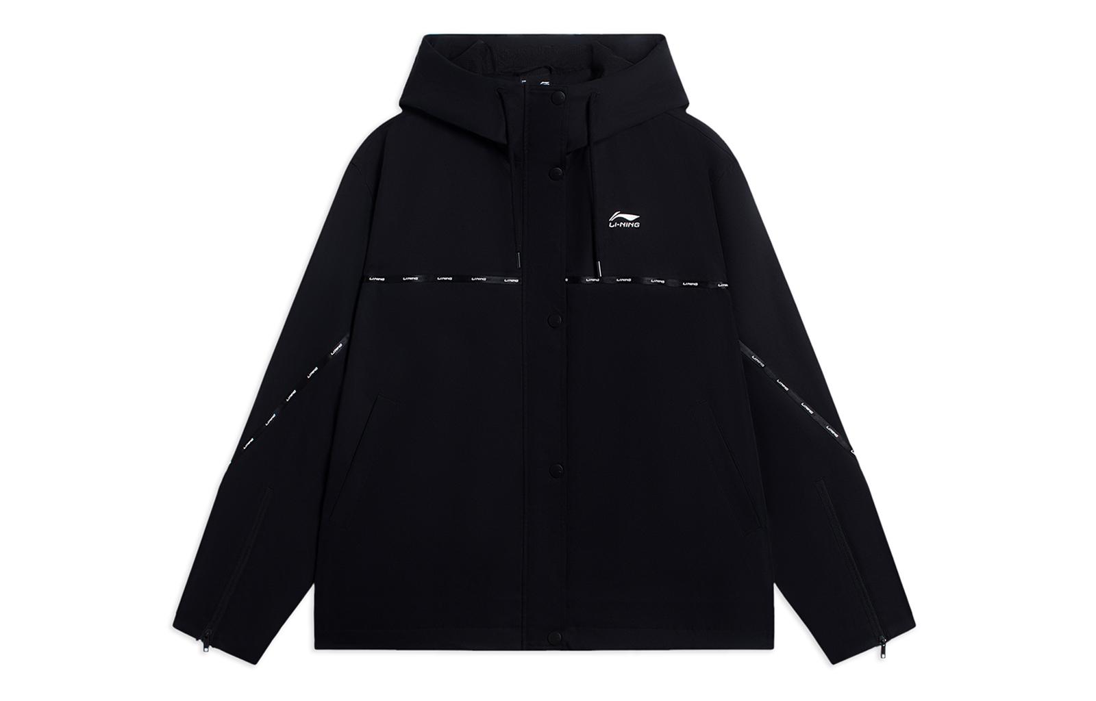 Тренч женский Li Ning Sports Life Collection, черный, AFDSD30-4 L