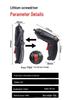 Automatic Electric Screwdriver Set with Lithium Battery - Mini Household Drill & Bit Collection