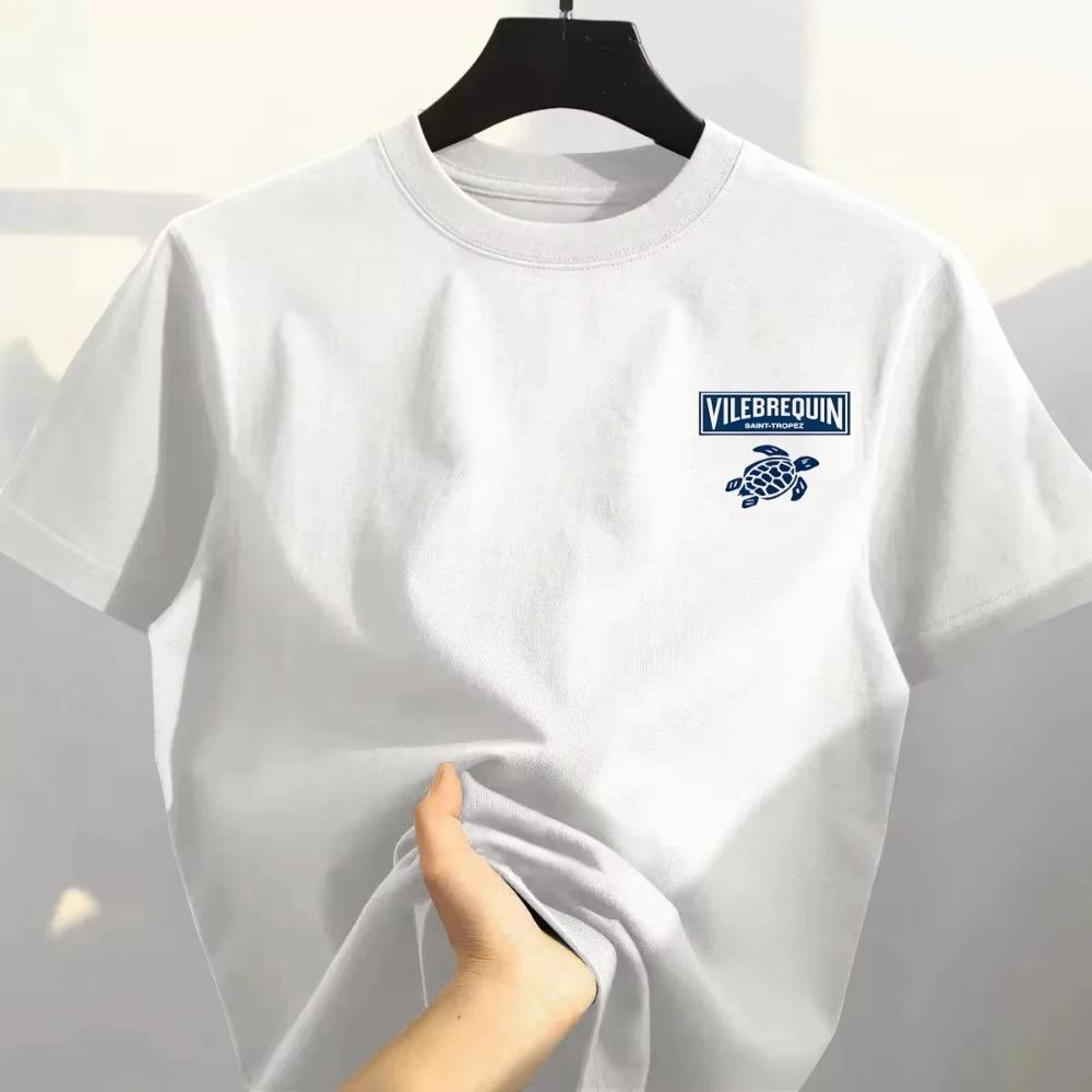 Summer Trend Turtle Cotton Breathable Comfortable T-shirt Outdoor Men s Top Casual Fashion Street Wear S