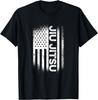 Jiu Jitsu American Flag Brazillian Ju Jitsu Men Kids Gift T-Shirt