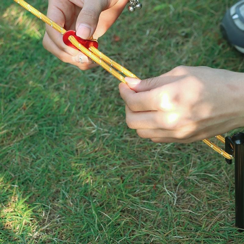 10lots Camping Tent Cord Tensioners High Strengths Stability Tent Rope Buckles Suitable for Various Rope