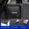 PIG1 New Energy Vehicle Charging Gun Storage Pouch Waterproof Leather Car Organizer Bag For VW Tiguan Golf Passat mk5 mk6 CC Golf 5 7