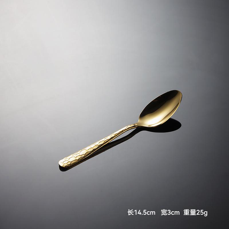 Nerezová ocel 410 vzor kapek vody nůž, vidlička a lžíce hotelový západní příbor steakový nůž a vidlička sada reliéf