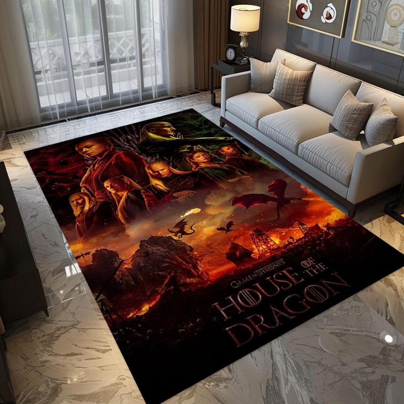 Mountain Rider Sunset Carpet Home Decor Living Room and Bedroom Mats Dormitory Decoration Art Bathroom Mat