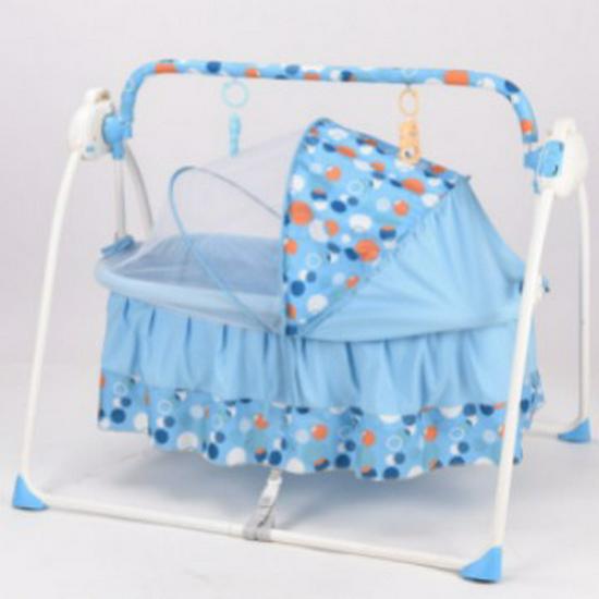 Автоматическая детская успокаивающая качающаяся колыбель-кровать
