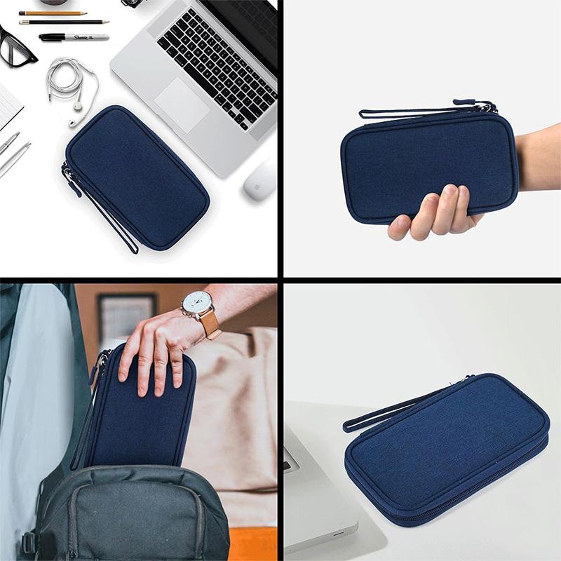 Portable Travel Digital Storage Bag - USB Cable Organizer Headset Charger Case,Multi-Layers Storage Bag for Neatness Convenience