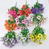 Artificial Eucalyptus Pansy Silk Flower Bouquet Wedding Home Decor Event Pathway Interior Styling