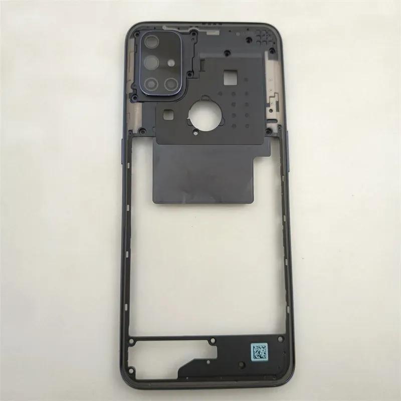 For OnePlus Nord N10 5G BE2025 Phone Housing Middle FrameBattery Back Cover Case Panel Lid Rear Camera Lens