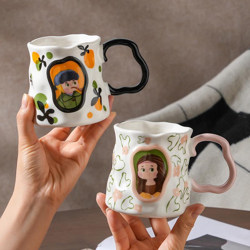 World Famous Painting Ceramic Mug - Creative Coffee, Milk & Breakfast Cup Souvenir