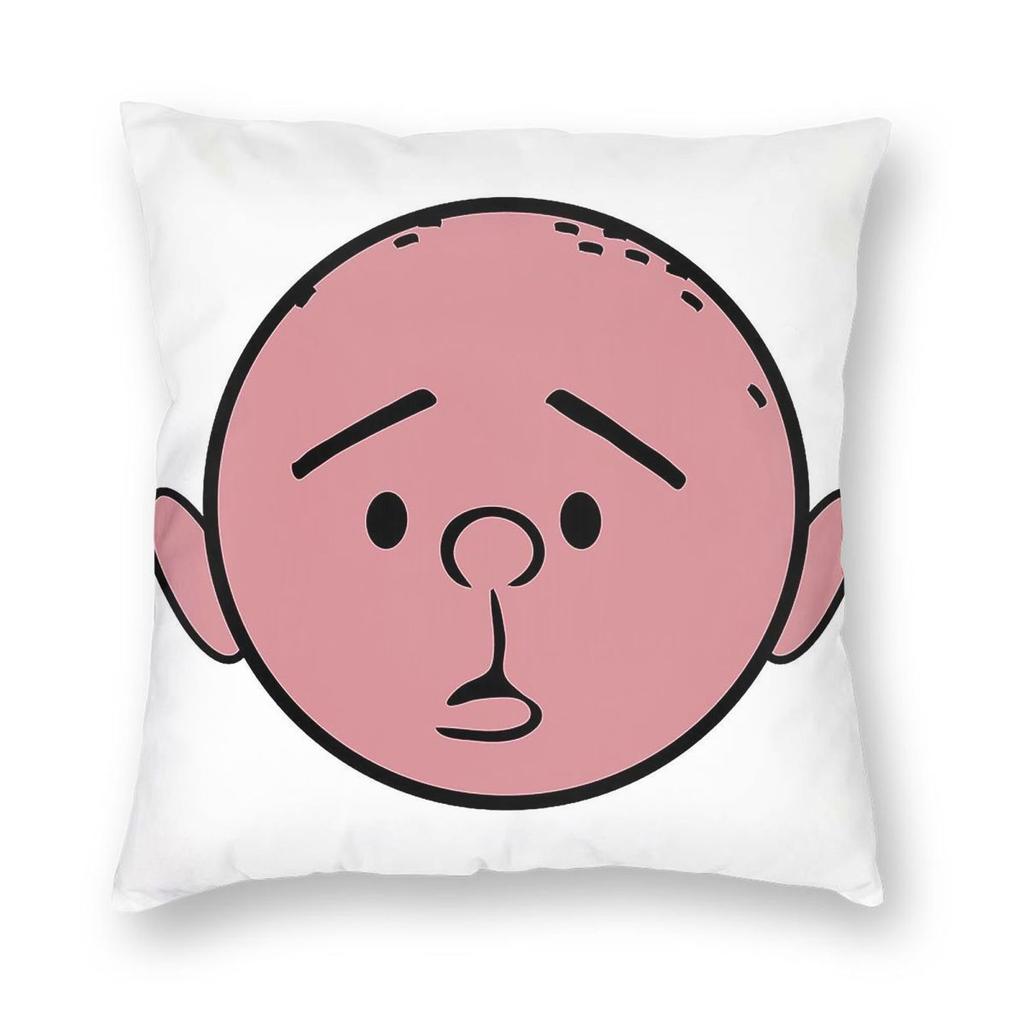 Karl Pilkington Face Square Pillowcase Polyester Linen Velvet Printed Zip Decor Car Cushion Cover 18"