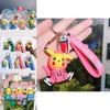 Adorable Silicone Pikachu Keychain Colorful Hoodie Accessory Gift For Birthdays