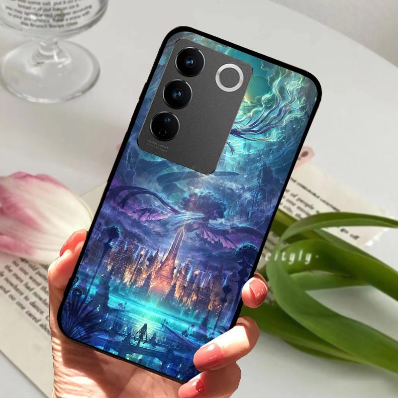 For Vivo V2230 V27 Pro 5G Case Popular Animal Cool Soft Back Protective Cover For Vivo V2237 V27e VivoV27 V 27 E Phone Bag Case