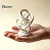 Artistic Shelf Display Piece Modern Abstract Twisted Statue, 3D Printed Infinity Twist Ornament, Minimalist Desktop Decorative Figurine Sculpture for