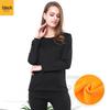 Mengguyang Women's Warm Fleece Lined Thermal Underwear Set