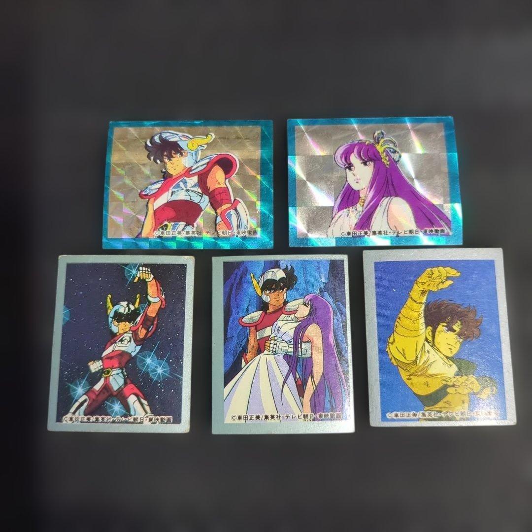 Used Saint Seiya Magnet Blue Frame Prism Seiya Saori Rare