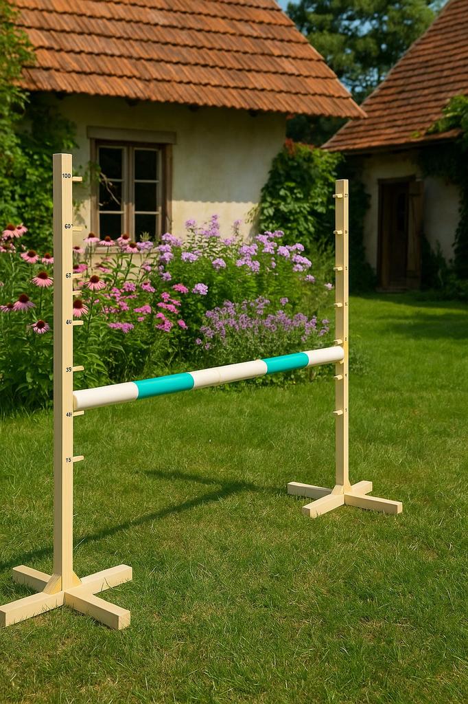 Przeszkoda Skokowa Do Hobby Horse 160Cm, H-120 Cm, Belka Miętowa