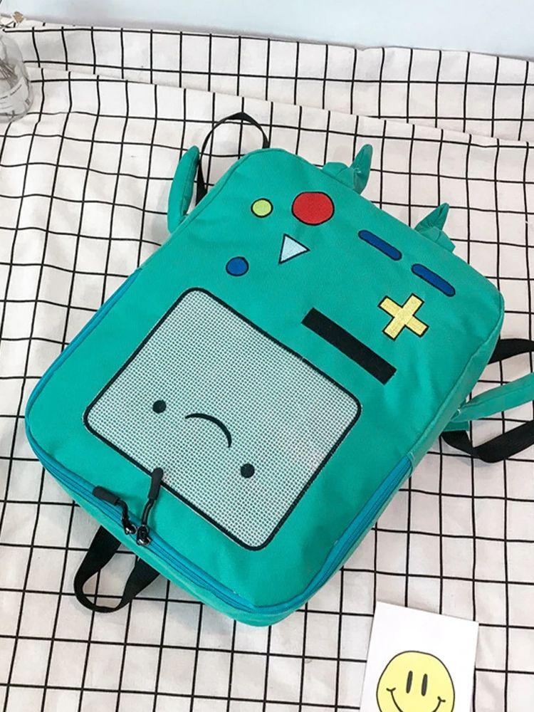 Funny Personality Three-dimensional Student Backpack Cartoon Adventure Time Backpack A-DH