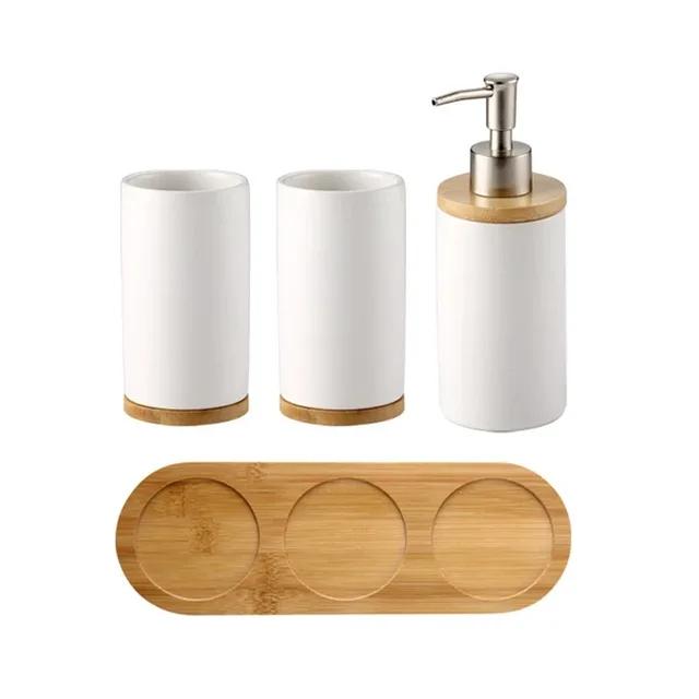 UNTIOR 400ml/14 oz Ceramic Liquid Soap Dispenser Lotion Pump Dispenser for Kitchen Bathroom Refillable Soap Dispenser Bottle