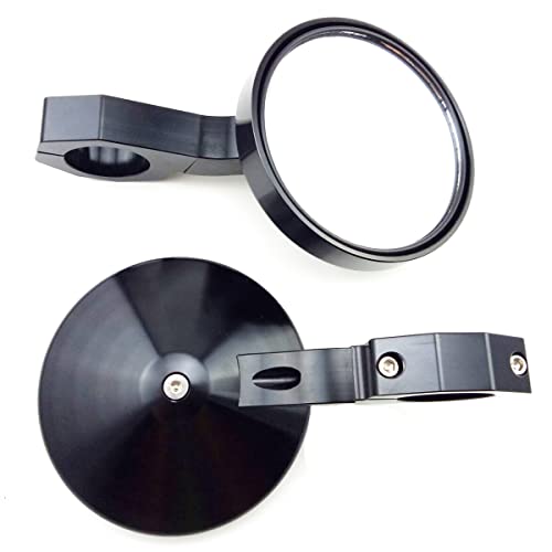 

JPMODAO Пляжный велосипед Широкоугольный объектив для пляжного автомобиля, вездехода, UTV, круглое зеркало UTV, вид сбоку, ЧПУ, зеркало 1,75 дюйма, универсальное зеркало заднего вида UTV M