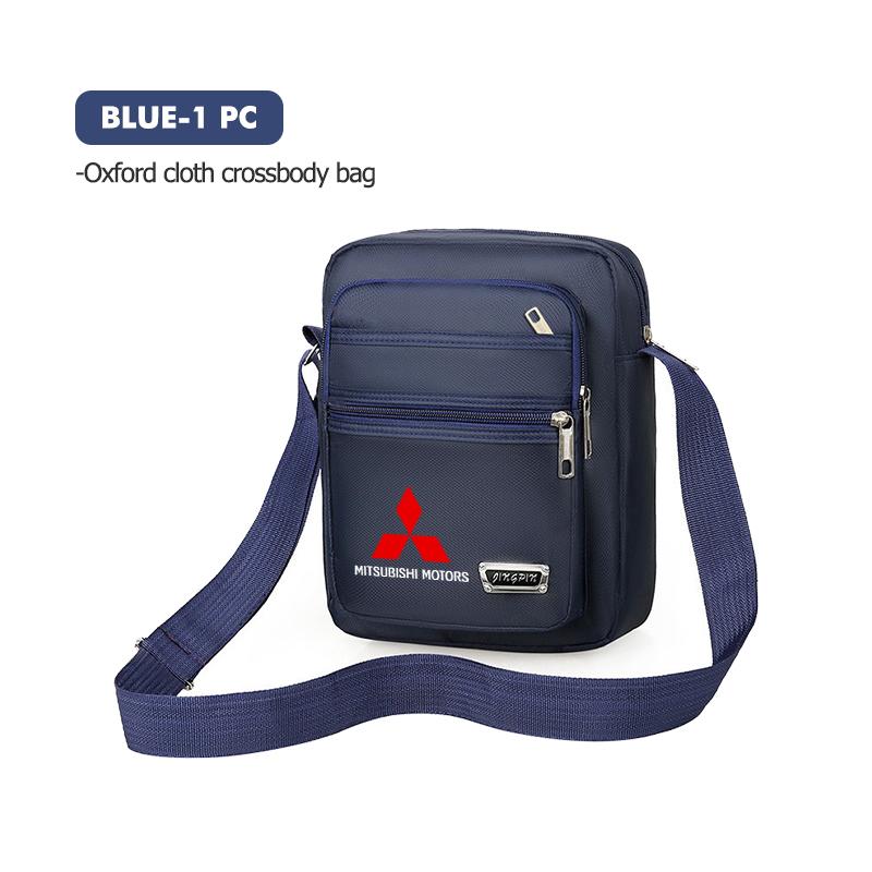 Kycp1 For Mitsubishi Car Logo Men's Chest Bag Shoulder Wallet Multi-Use Crossbody Bag Travel Bag Outlander Lancer Eclipse Mirage