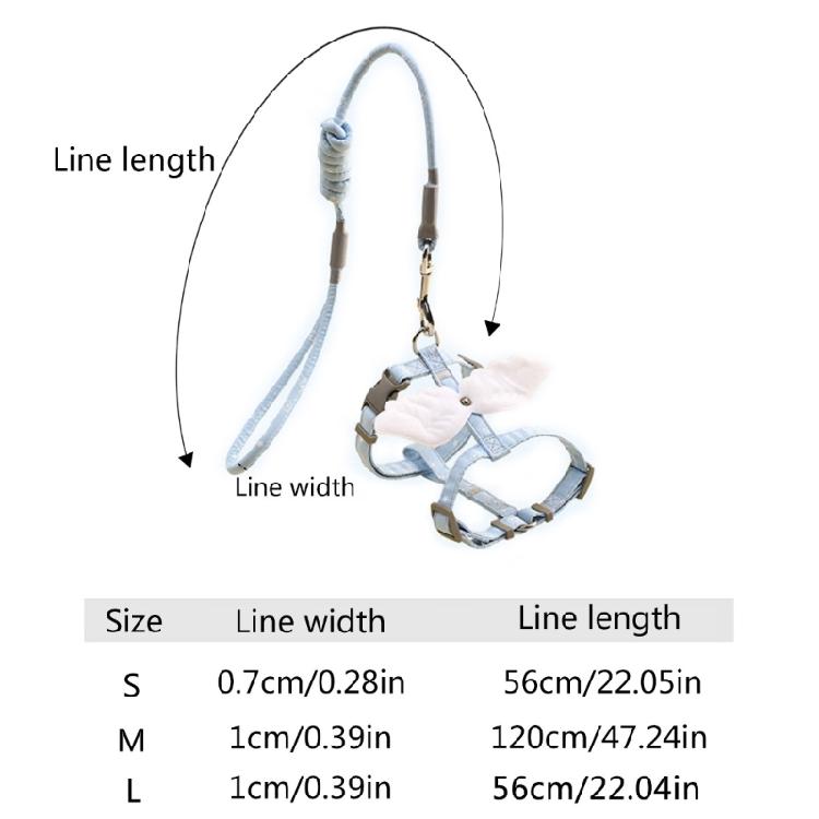 Cats Harness No-Pull Leashes Escape Proof 4 Feet Durable Leash for Small Dogs