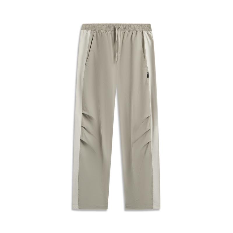 

Li Ning Outdoor CF Быстросохнущие Прохладные Прямые Брюки Карго с Множеством Карманов Женские Коричневый Серый AYKW110-1 XS
