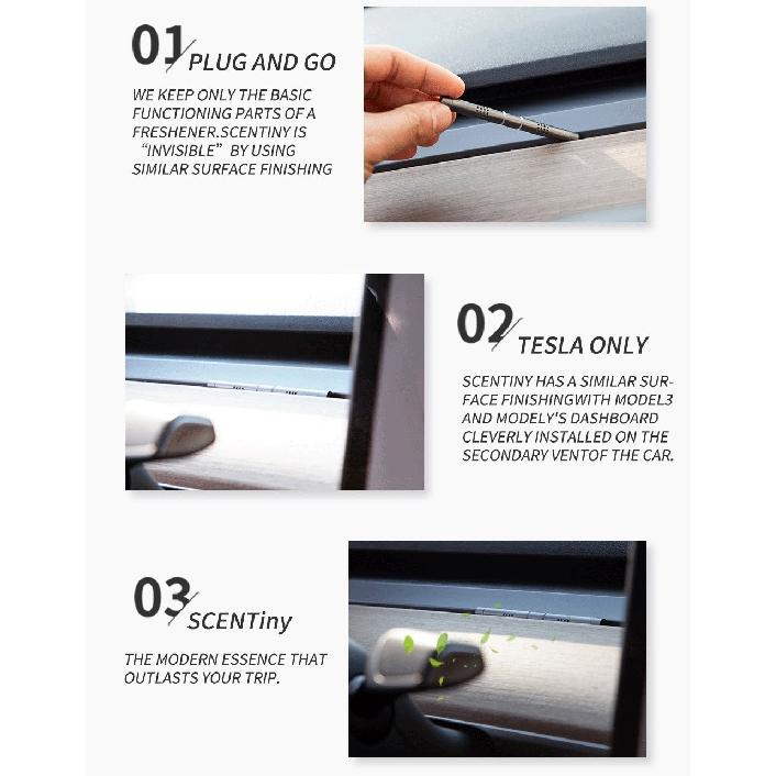 Для 2023 Tesla Model 3 Model Y 2022 Ароматерапия Дезодорация свежего воздуха — фото 14