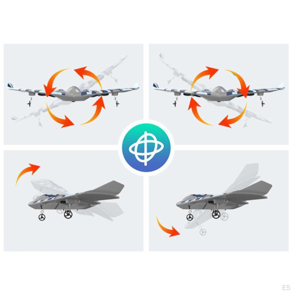 2 Channel Fixed Wing RC Powered 3.7mAh Outdoor Toy Glider for Boys Beginner