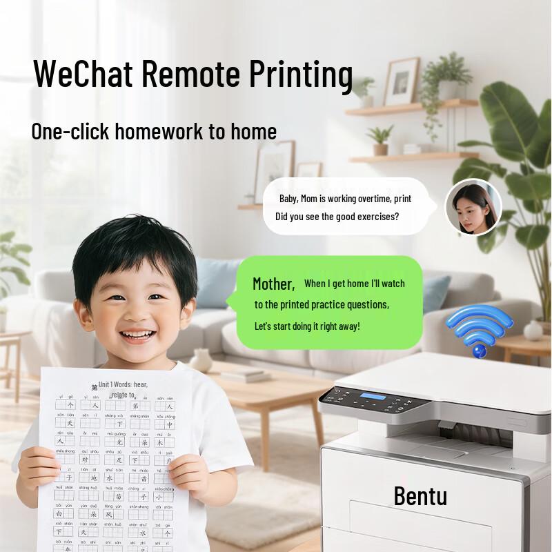 Pantum D1 Series Monochrome Laser Multifunction Printer CN plug (adapter included)