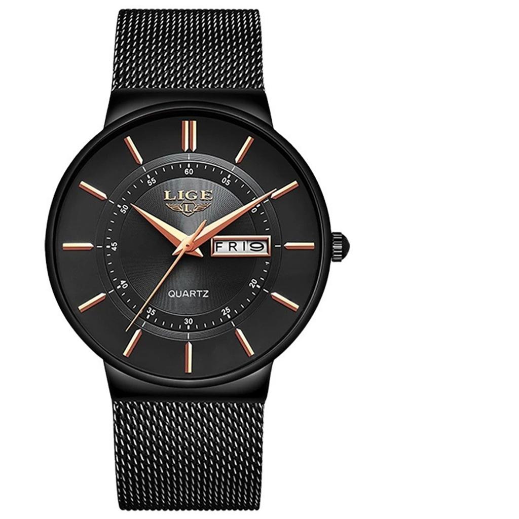 Men's Waterproof Luminous Running Alarm Clock Watch