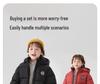 2025 Herbst/Winter Europäische Jungen Baumwoll-Steppjacke - Neuer Stil für Kleinkinder und Kinder