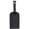 Luggage Tag Holder - ALASSIO - 43117 - Leather - Black - 65x115 Mm