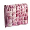 Rinle Kompaktes Damen-Bifold-Portemonnaie mit großem Fassungsvermögen, Echtes Leder, Einfach zu bedienen, Geschenk zum Muttertag, Inklusive exklusiver Box (Amethyst Lila)