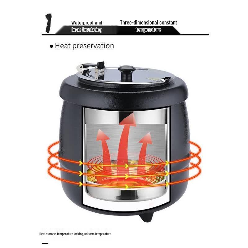 Allied Stainless Steel Electric Soup Warmer