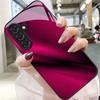 Deep red pattern Exquisite luxury High-end PhoneCase Glass PhoneCase for Samsung Galaxy S26 S25 S24 S23 S22 S21 FE,Ultra,Plus
