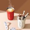 Coffee Thermos Cup with Handles Rope Stainless Steel Vacuum Flask Portable Thermal Insulation Cups Drinkware