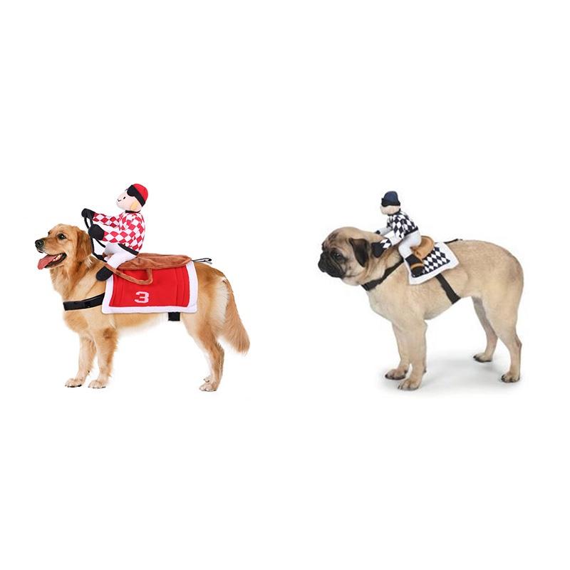 Factory Direct Horse Riding Costume For Pets Cosplay Knight Costume For Dogs
