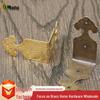 Chinese Antique Style Ruyi Corner Protectors, Abacus Edge Binding, Copper Finish